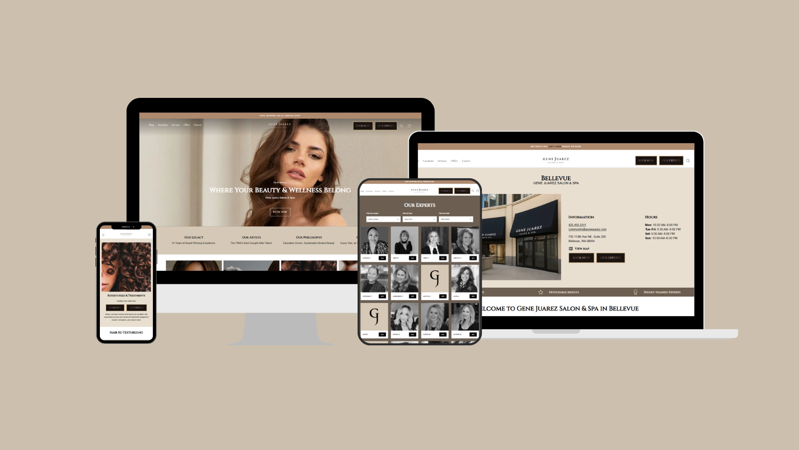 Neutral Beige Screen Creator Facebook Cover