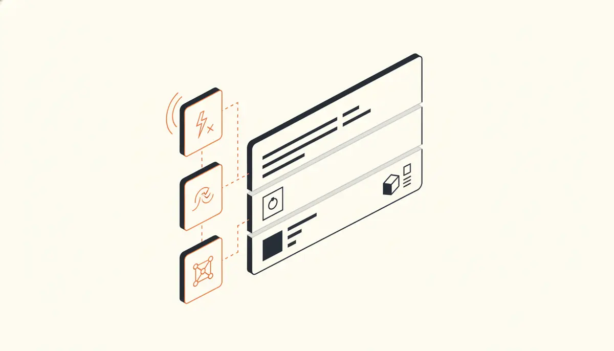 Diagram showing modular checkout extension points replacing a single monolithic checkout template