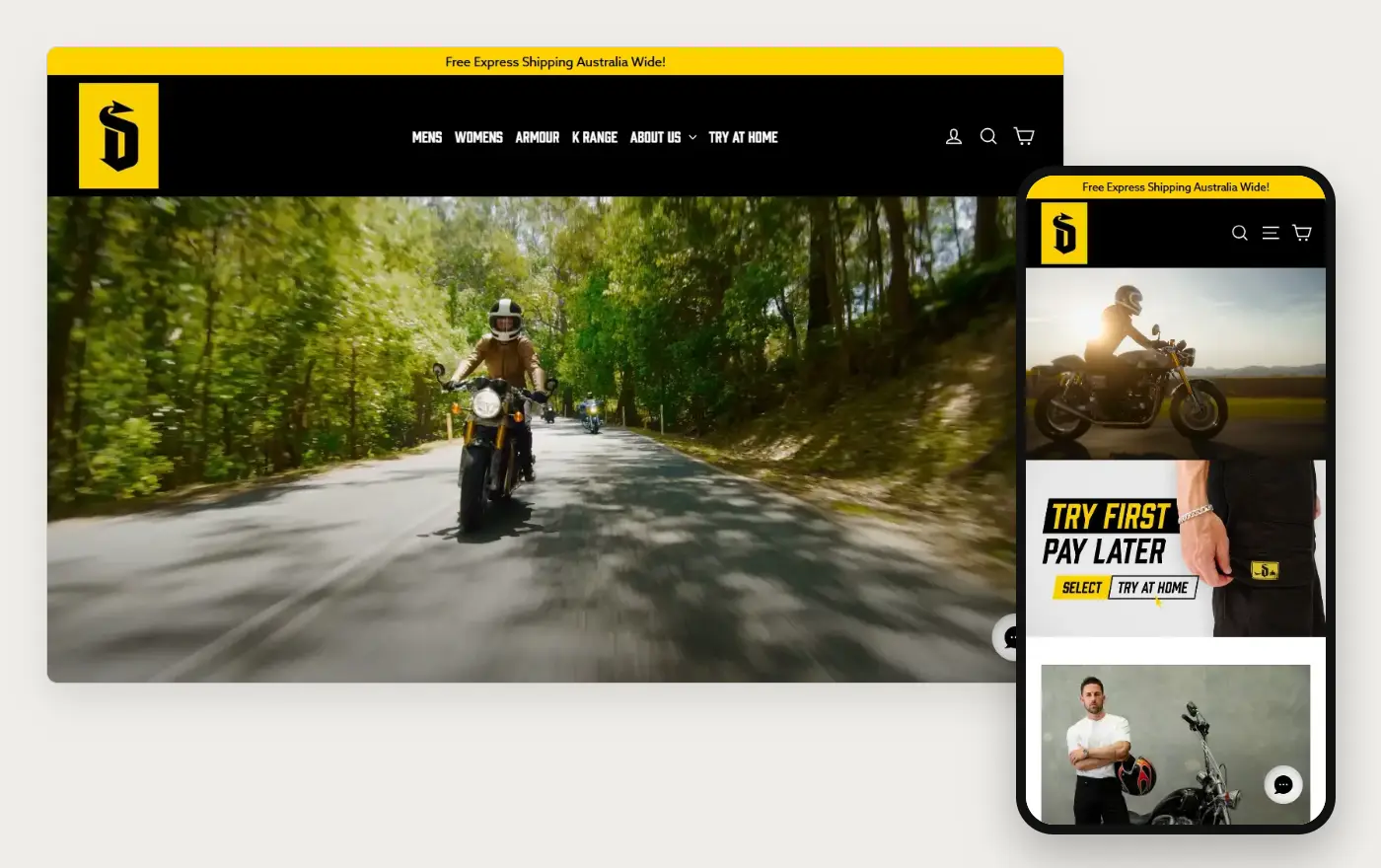 Draggin homepage on a laptop and a phone, 19 October 2026