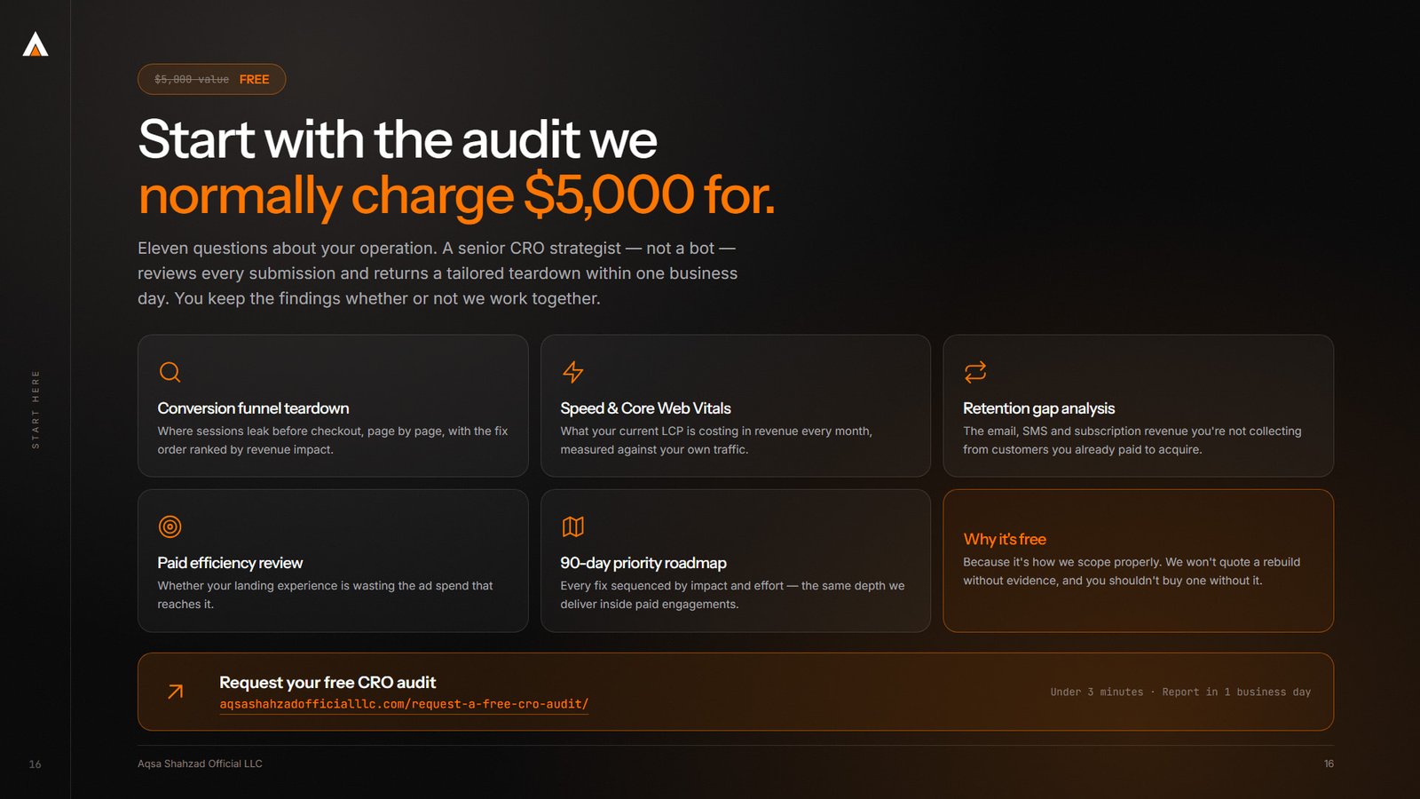 Capabilities deck, slide 16 of 17